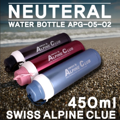 [SWISSALPINECLUB] 스위스알파인클럽 뉴트럴 워터 보틀 450ml (핑크)_AP...