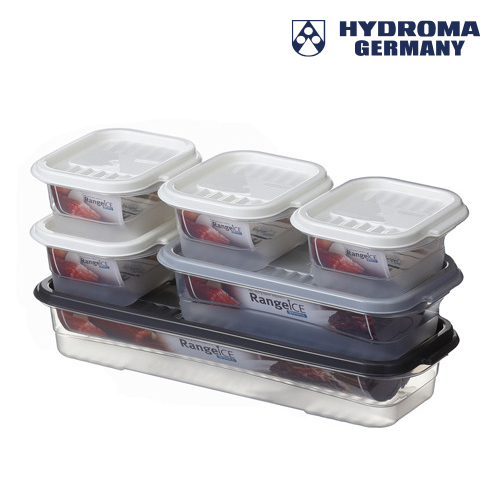 [HYDROMA] 하이드로마 렌지 아이스 냉동,냉장용기 3호 6종 12p