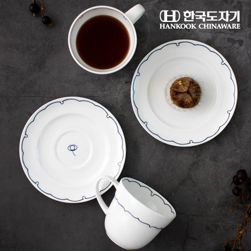 [HANKOOK CHINAWARE] 한국도자기 화 커피세트 4P