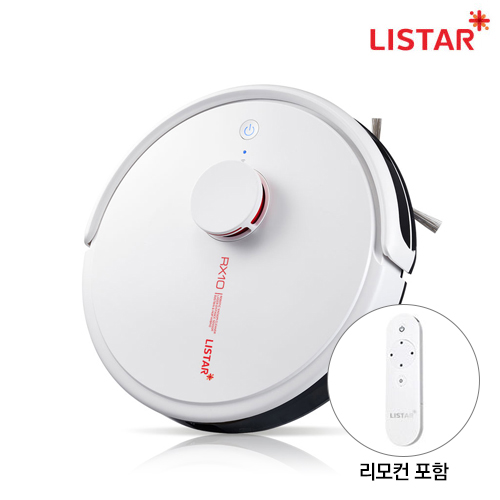 [LISTAR] 라이스타 IoT 스마트 물걸레 로봇청소기_RX10_퓨어화이트