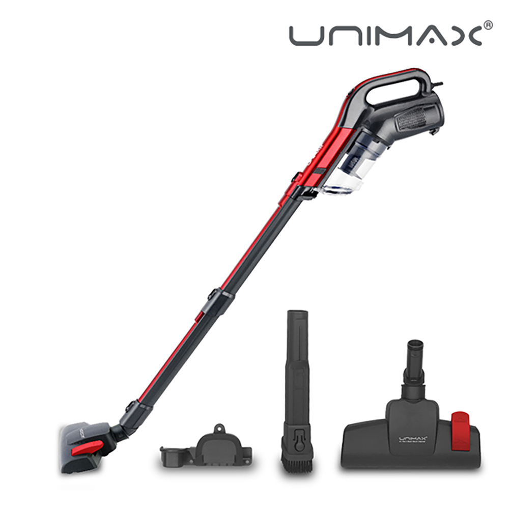 [UNIMAX] 유니맥스 에어홀 멀티스틱 유선 청소기 레드_UVC-1674R