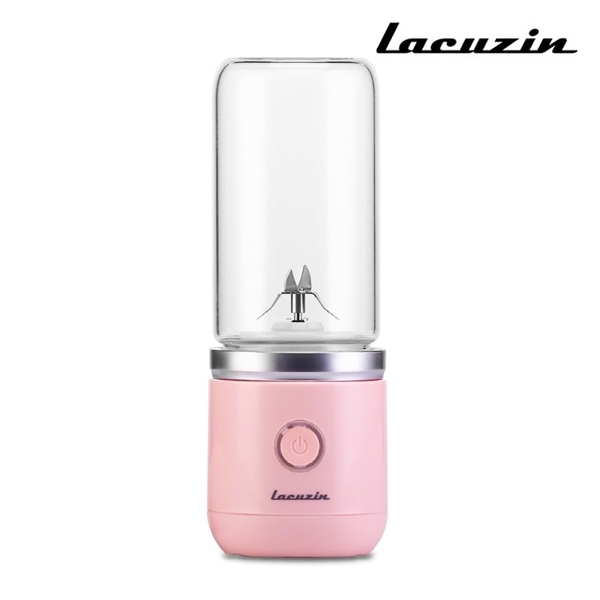 [Lacuzin] 라쿠진 휴대용 텀블러 무선 믹서기(USB충전)_LCZ040_핑크 (입고일...