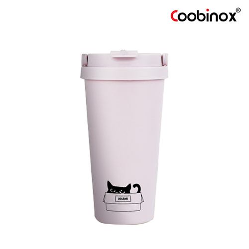 [Coobinox] 쿠비녹스 까미 커피 텀블러 500ml_파스텔핑크