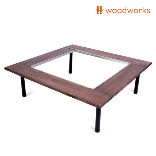 [woodworks] 우드웍스 캠핑 블랙 우드 화로대 테이블_WW-20B990