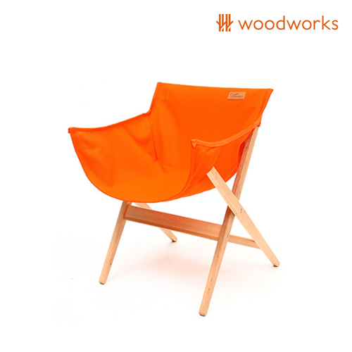 [woodworks] 우드웍스 캠핑 라운지 체어_WW-080_오렌지