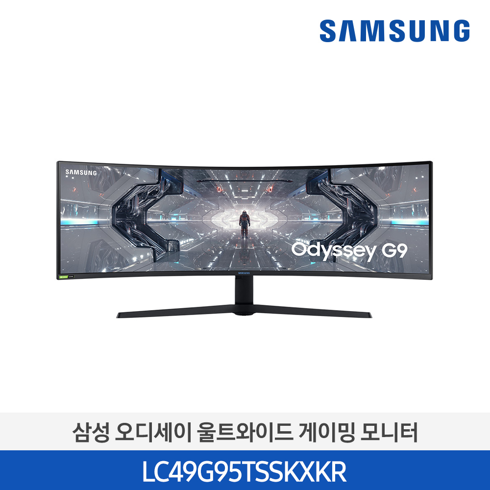 [SAMSUNG] 삼성 Odyssey G9 울트라와이드 커브드 게이밍 모니터 49인치(12...