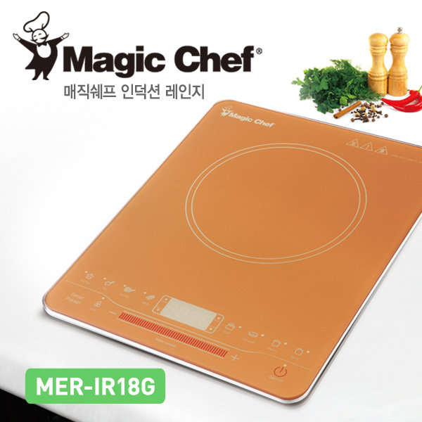 [Magic Chef] 매직쉐프 1구 더치식 인덕션 전기레인지 골드_MER-IR18G
