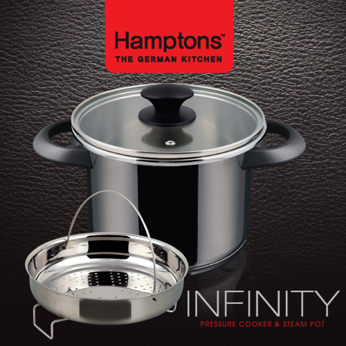[Hamptons] 햄튼 인피니티(Infinity) 스텐 다용도 찜겸용 냄비 5L