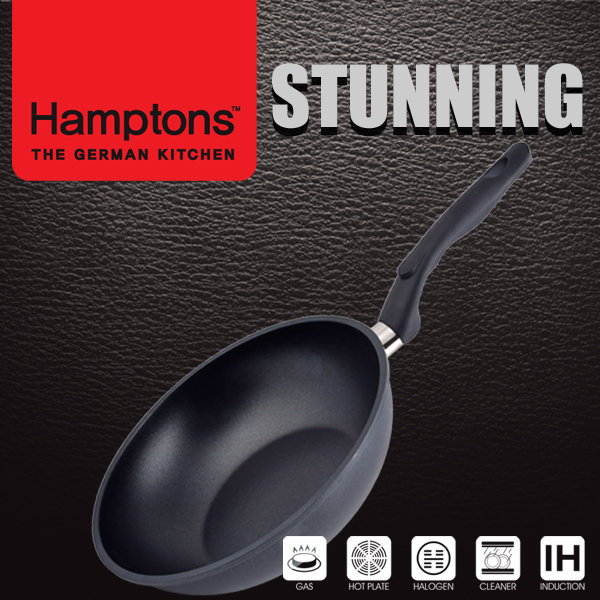 [Hamptons] 햄튼 스터닝(STUNNING) IH 주물 다이캐스팅  궁중팬 28cm